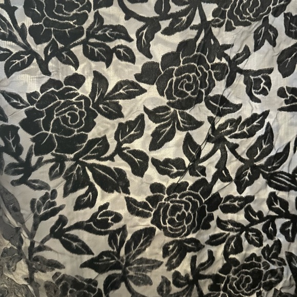 Black lace pancho, one size - Picture 4 of 4